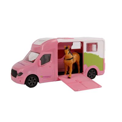 Kids Globe die-cast paardentruck licht en geluid 1:32