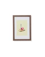 HEMA Fotolijst 10x15cm hout dun (donkerbruin) - thumbnail