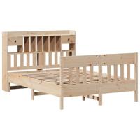 Bedframe zonder matras massief grenenhout 150x200 cm - thumbnail