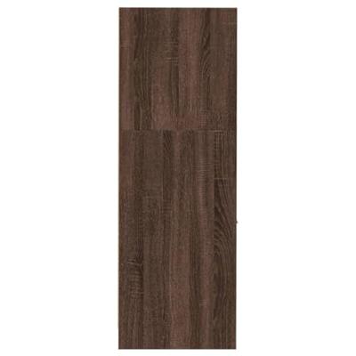 Apothekerskast 30x41x118 cm bewerkt hout bruin eikenkleurig