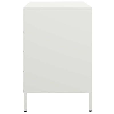 Dressoir 68x39x58,5 cm koudgewalst staal wit