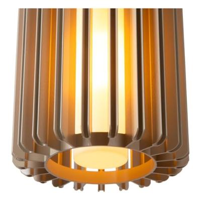 Lucide LAMBRES - Hanglamp - Ø 15 cm - 1xE27 - Taupe