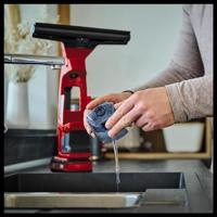 Einhell Brillianto Power X-Change Raamreiniger Rood, Zwart Aantal meegeleverde accus: 0 - thumbnail