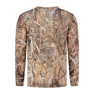 Stealth Gear t-shirt lange mouw camo rietprint maat s