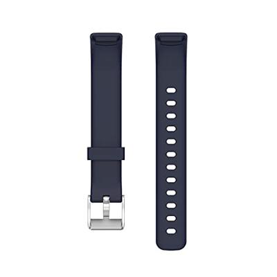 Fitbit Luxe - Sportbandje met gesp - Maat: Large - Donkerblauw Fitbit Luxe - Sportbandje met gesp - Maat: Large - Donkerblauw