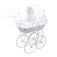 Vintage Rieten Poppenwagen Angela - thumbnail