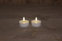 B.O.T. 2 Pcs Jumbo Led Tealight 3D Wick 6X4.5 cm On6-18H Anna's Collection - Annas collection - thumbnail