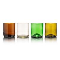 Rebottled glazen - short tumbler - 4-pack - mix - thumbnail
