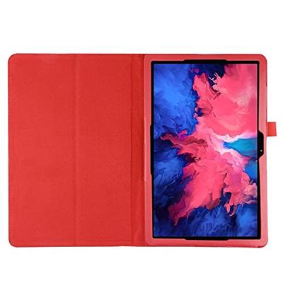 Lunso - Stand flip sleepcover hoes - Lenovo Tab P11 / P11 Plus - Rood Lunso - Stand flip sleepcover hoes - Lenovo Tab P11 / P11 Plus - Rood
