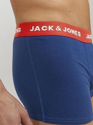 Jack & Jones Boxershorts JACLEE Trunks 5-pack Blauw / Zwart-XXL