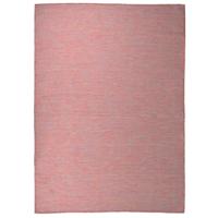 VidaXL Buitenkleed platgeweven 200x280 cm rood - thumbnail