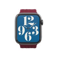 ZAGG Gear 4 gevlochten Apple uniseks horlogeband, wijnrood, 45/44/42mm -M, 42mm/44mm/45mm - thumbnail