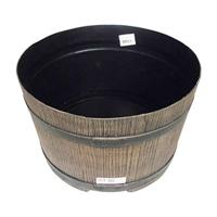 Nature standaard voor regenton met hout-look 45x28,5 cm bruin - thumbnail