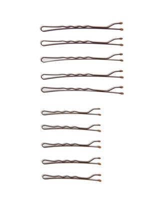 HEMA Haarschuifjes bruin - 30 stuks (bruin)