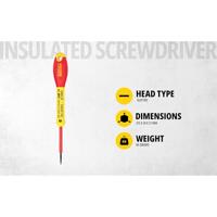 Stanley handgereedschap FatMax Schroevendraaier Parallel VDE 2,5 X 50mm - 0-65-410 - thumbnail