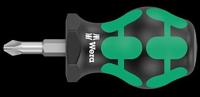 Wera 355 PZ Stubby 05008854001 Kruiskop schroevendraaier PZ 2 Koplengte: 25 mm - thumbnail