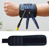 1680D Oxford doek Pocket magnetische armband opbergvakken tool (zwart) - thumbnail