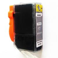 Huismerk Canon CLI-521GY cartridge grijs met chip - thumbnail