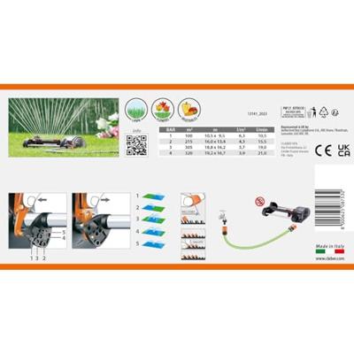 Claber Zwenksproeier Compact 20 Aqua Control - Precieze Tuinbesproeiing, 20 Instelbare Gaatjes - thumbnail