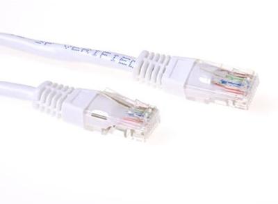 ACT IB9303 U/UTP CAT6A Patchkabel Wit - 3 meter