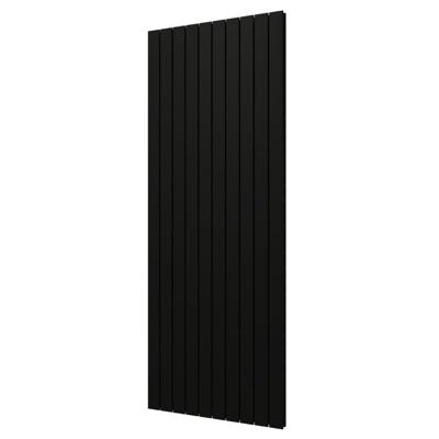Plieger Designradiator Cavallino Retto Dubbel 2146 Watt Middenaansluiting 200x75,4 cm Mat Zwart