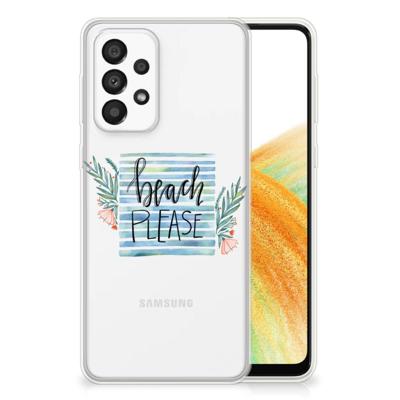 Samsung Galaxy A33 5G Telefoonhoesje met Naam Boho Beach