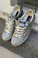 Golden Goose sneakers Superstar GWF00101.F008056.65224 platinum/green - thumbnail