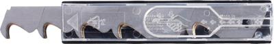 Promat/Tecwerk Afbreekhaakmes | L104,5xB17,7xS0,5mm | titanium 3 normbreukplaatsen | 10 stuks / dispenser - 4000817831