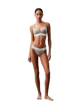 Calvin Klein Push-Up Plunge bh met beugel - Katoen modal - Ademend materiaal - Diep uitgesneden