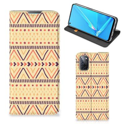 OPPO A52 | A72 | Hoesje met Magneet | Aztec Yellow