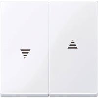 Merten 432425 Wisselschakelaar Afdekking System M Wit 1 stuk(s) - thumbnail