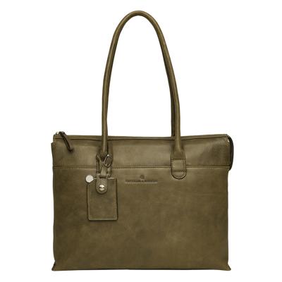 Castelijn & Beerens Carisma Laptop Schoudertas 15.6" + tablet-Green