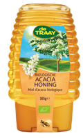 de Traay Acaciahoning knijpfles bio 365 Gram - thumbnail