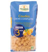 Primeal Coudes halfvolkoren snelkook 3 minuten bio 500 Gram - thumbnail