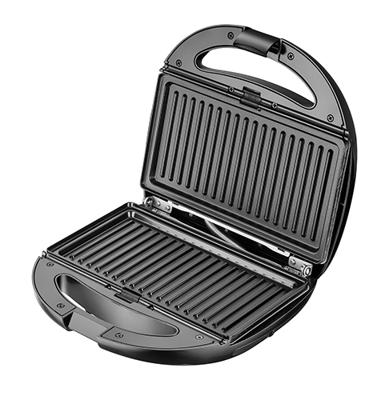 Adler AD 3040 sandwich maker 1200 W Zwart, Grijs