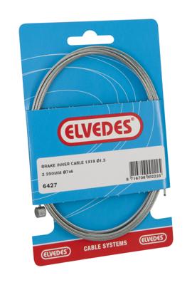 Elvedes rem binnenkabel 2250mm gegalvaniseerd ø1,5mm t-nippel (op kaart)