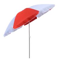Outdoor Parasol 200 cm Rood/Wit - thumbnail