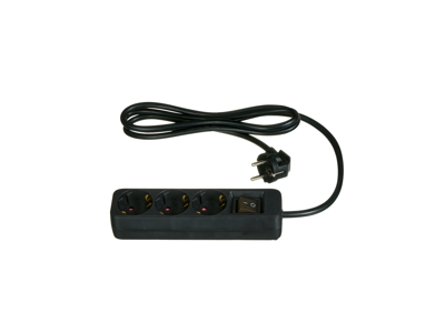 TRONIC 3 Stekkerdozen (Zwart)