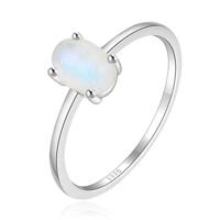 Elenza .925 Zilveren Ring met Opaalsteen-16mm - thumbnail