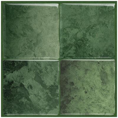 Vierkante Groene Tegelstickers - Duurzaam Vinyl voor Interieurdecoratie