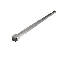 Stabilisatiestang Wiesbaden Slim | 120 cm | t.b.v. inloopdouche | Geborsteld staal - thumbnail