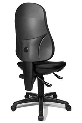 Topstar Bureaudraaistoel | met permanent contact | zwart 420-550 mm | zonder armleuningen draagvermogen 110 kg | 1 stuk - 8170G20 8170G20