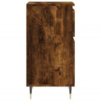 Dressoirs 2 st 40x35x70 cm bewerkt hout gerookt eikenkleurig - thumbnail