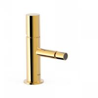 Bidetmengkraan Tres Study Exclusive 1-Knop Uitloop Recht 8 cm Rond Goud Tres - thumbnail