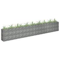 Gabion plantenbak verhoogd 360x30x60 cm gegalvaniseerd staal - thumbnail