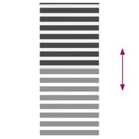 VidaXL Zebra rolgordijn 110x230 cm stofbreedte 105,9 cm zwart - thumbnail