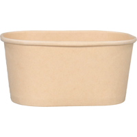 Cup | bamboepapier + PP | 250ml | 108x80mm | 50mm | 500 stuks - thumbnail