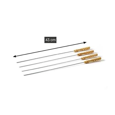 4 Spiesjes Houten Handvat - Fsc - Barbecook