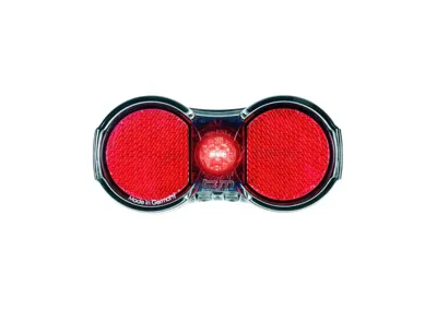 Busch & Muller Busch & müller battery-tail light toplight flat permanent red/clear