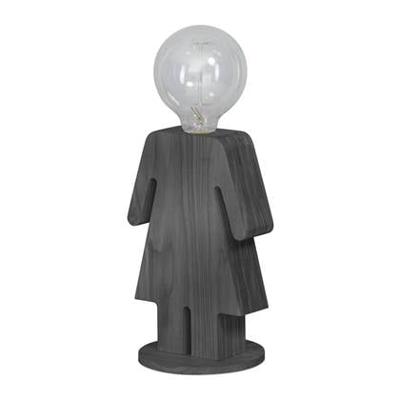 ETH Houten nachtkastlampEve Grey - 05-TL3289-99